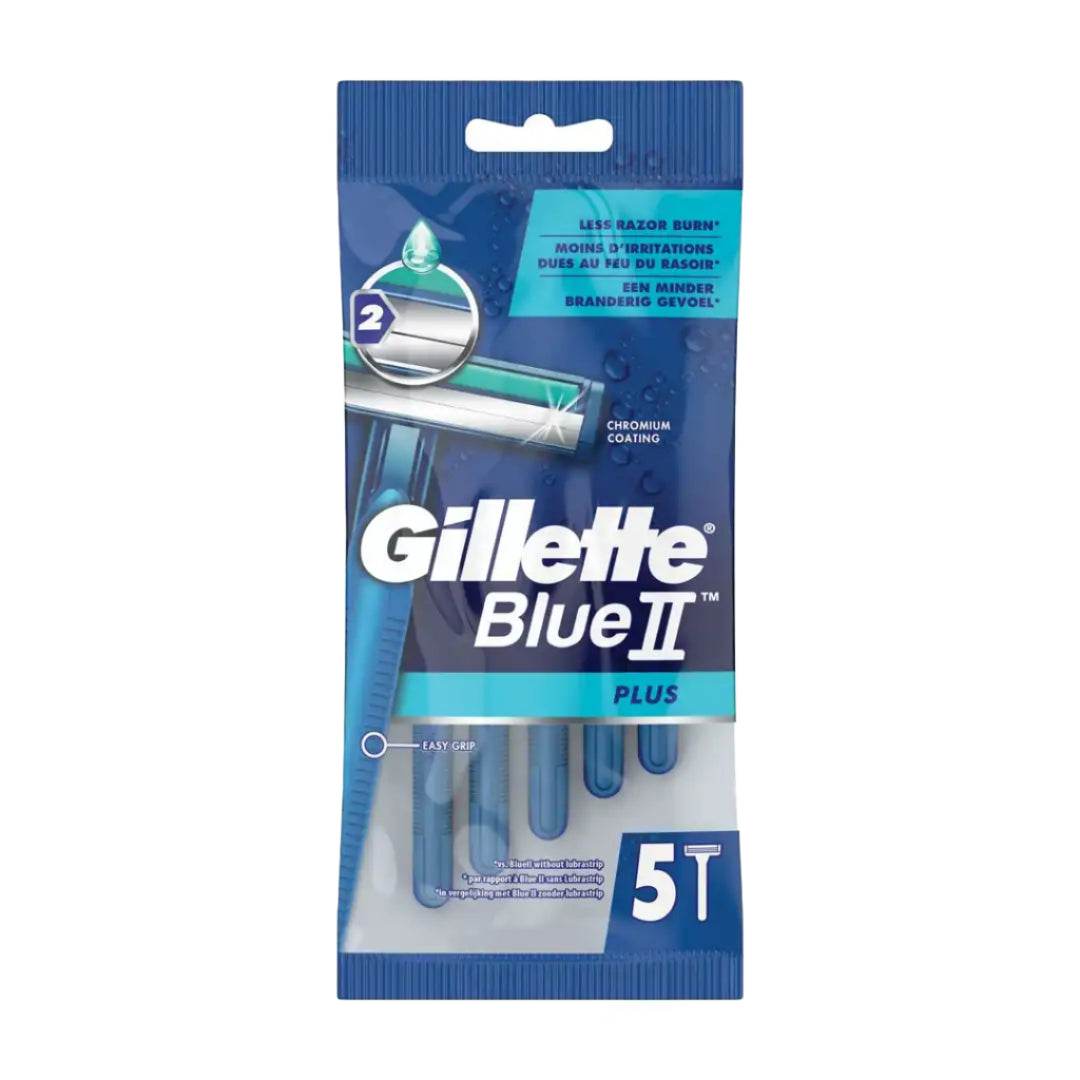 Gillette Blue II Plus Disposable Razors, 5's - Vaids PharmacyGillette Blue II Plus Disposable Razors, 5'sGilletteVaids Pharmacy97296