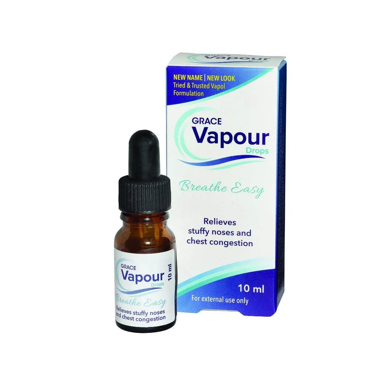 Grace Vapour Drops For Easy Breathing - Vaids Pharmacy