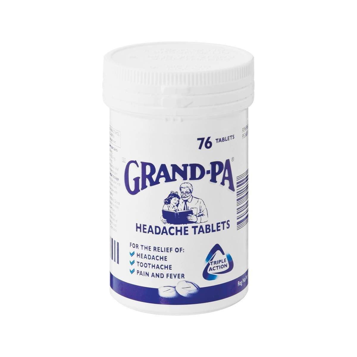 Grand - Pa Headache Tablets, 76's - Vaids PharmacyGrand - Pa Headache Tablets, 76'sGrand - PaVaids Pharmacy729442047