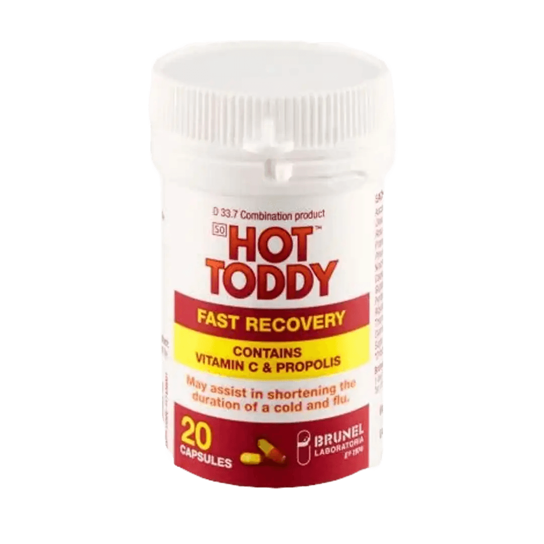 Hot Toddy Fast Recovery Capsules. 20's - Vaids PharmacyHot Toddy Fast Recovery Capsules. 20'sHot ToddyVaids Pharmacy153557