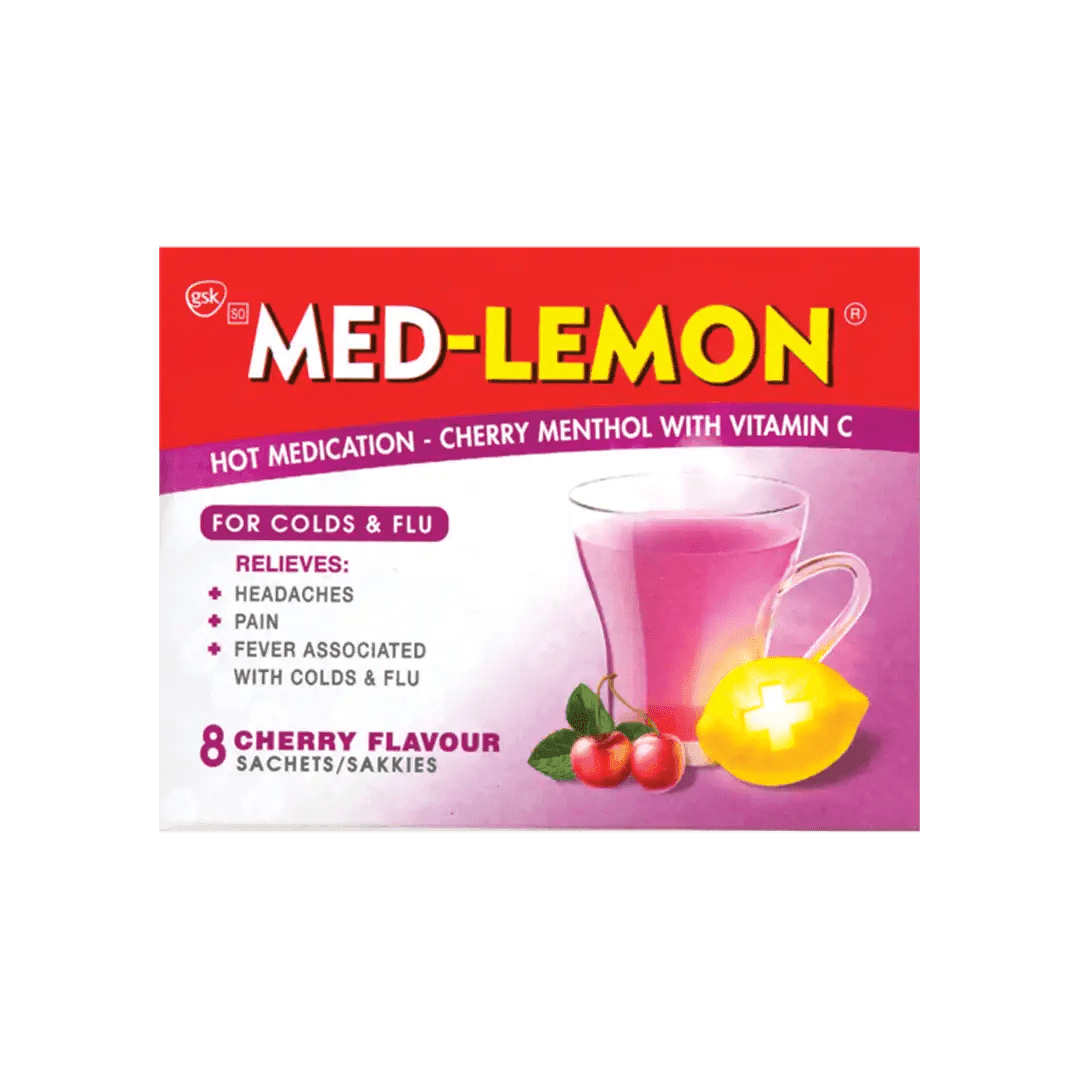 Med Lemon Sachets Cherry, 8's - Vaids Pharmacy