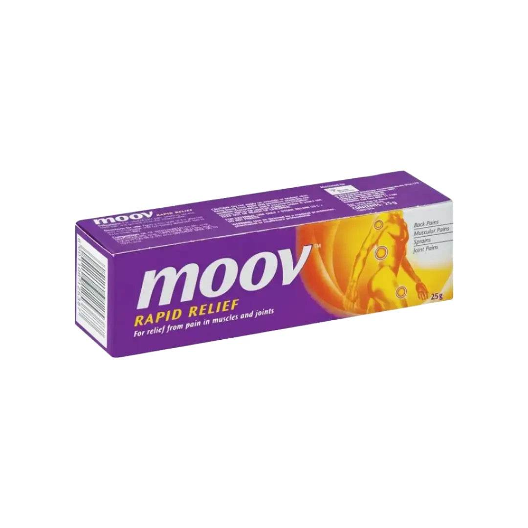 Moov Rapid Relief Ointment, 25g - Vaids PharmacyMoov Rapid Relief Ointment, 25gReckitt BenckiserVaids Pharmacy155601