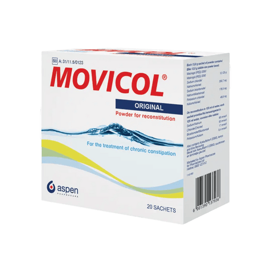 Movicol Sachets, 20 x 13g - Vaids Pharmacy