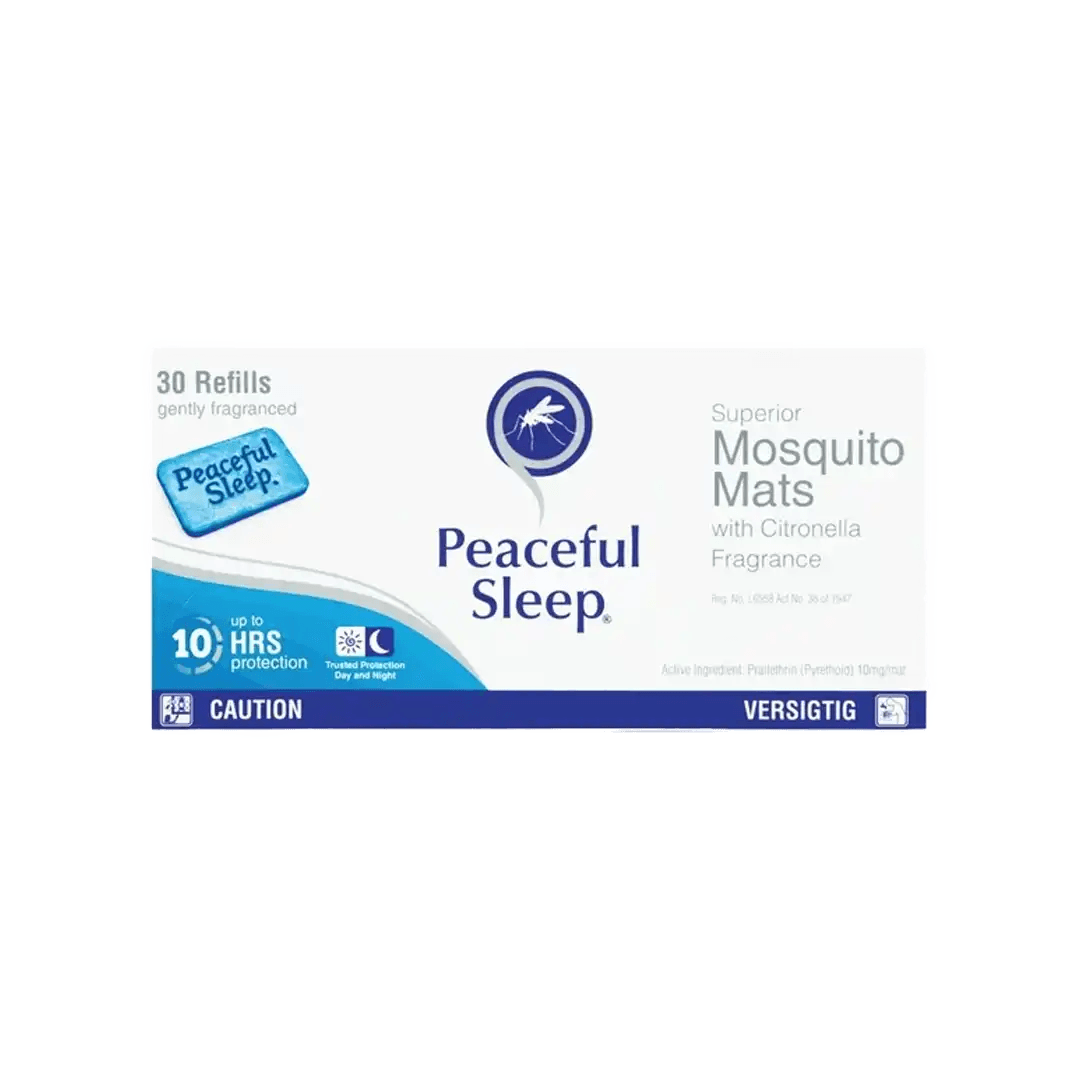 Peaceful Sleep Insect Mats, 30's - Vaids PharmacyPeaceful Sleep Insect Mats, 30'sPeaceful SleepVaids Pharmacy20107
