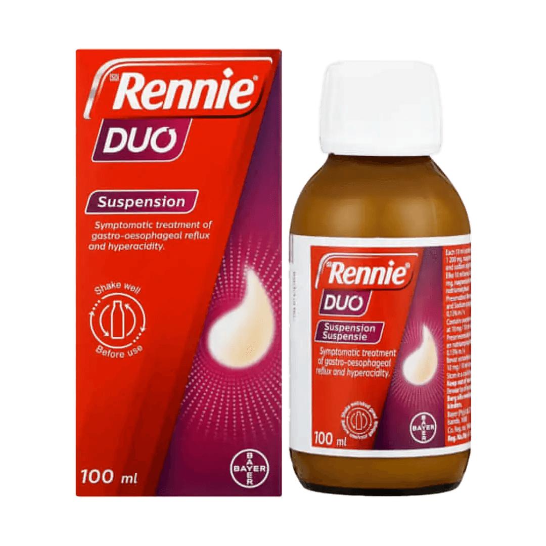 Rennie Suspension Duo, 100ml - Vaids PharmacyRennie Suspension Duo, 100mlBayerVaids Pharmacy247132