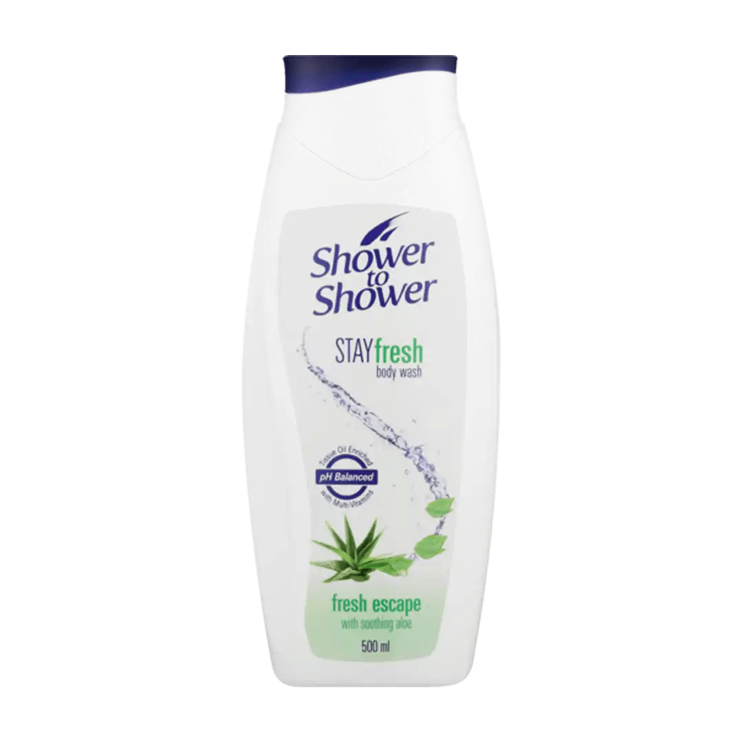 Shower To Shower Stay Fresh Fresh Escape Body Wash, 500ml - Vaids PharmacyShower To Shower Stay Fresh Fresh Escape Body Wash, 500mlShower to ShowerVaids Pharmacy235240