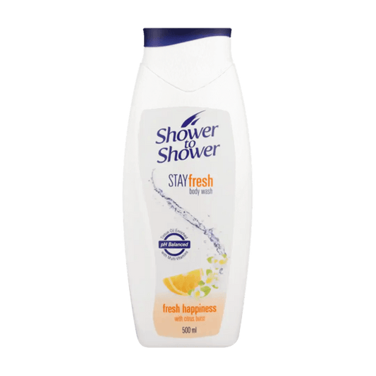 Shower To Shower Stay Fresh Fresh Happiness Body Wash, 500ml - Vaids PharmacyShower To Shower Stay Fresh Fresh Happiness Body Wash, 500mlShower to ShowerVaids Pharmacy235242