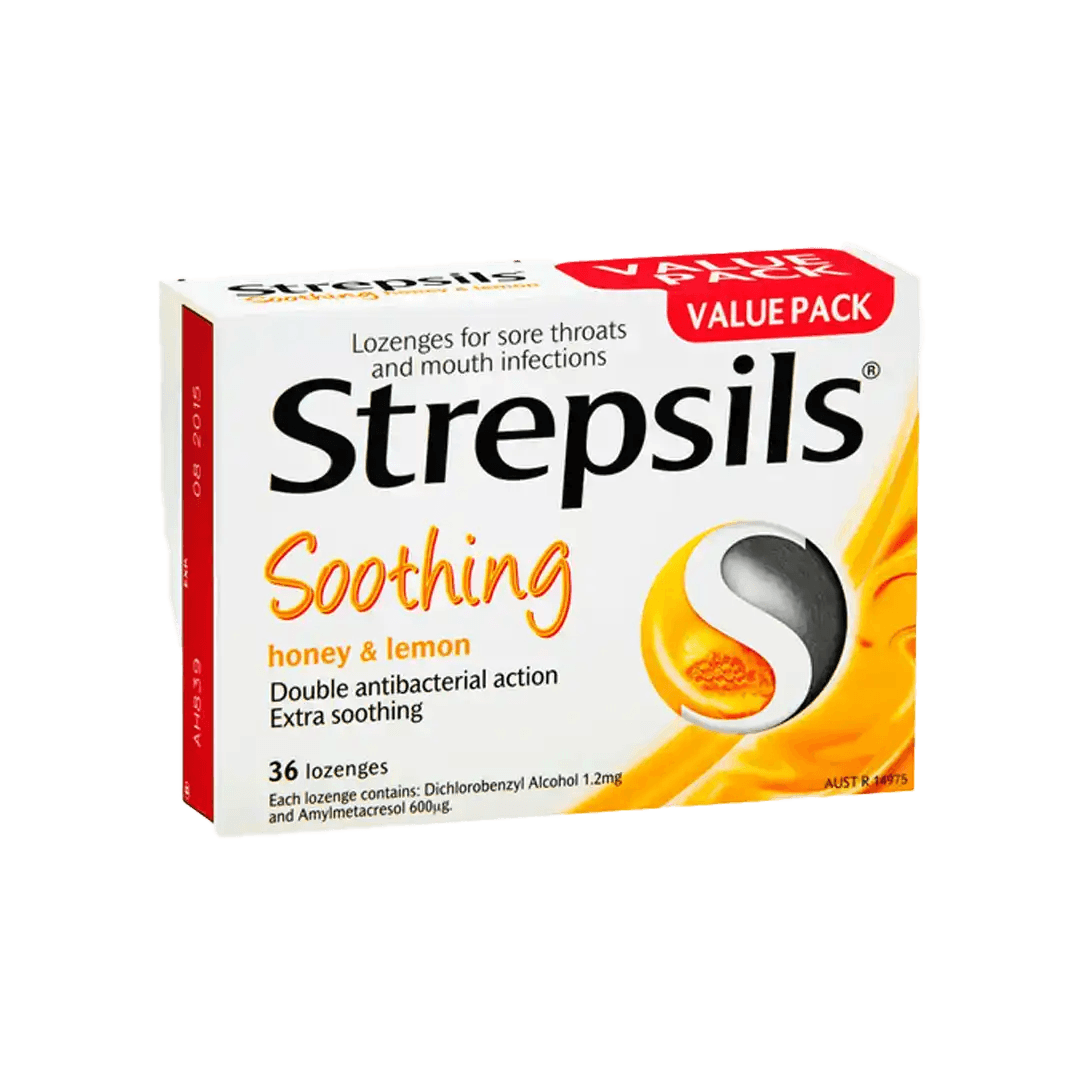 Strepsils Honey & Lemon Lozenges, 36's - Vaids PharmacyStrepsils Honey & Lemon Lozenges, 36'sStrepsilsVaids Pharmacy274558