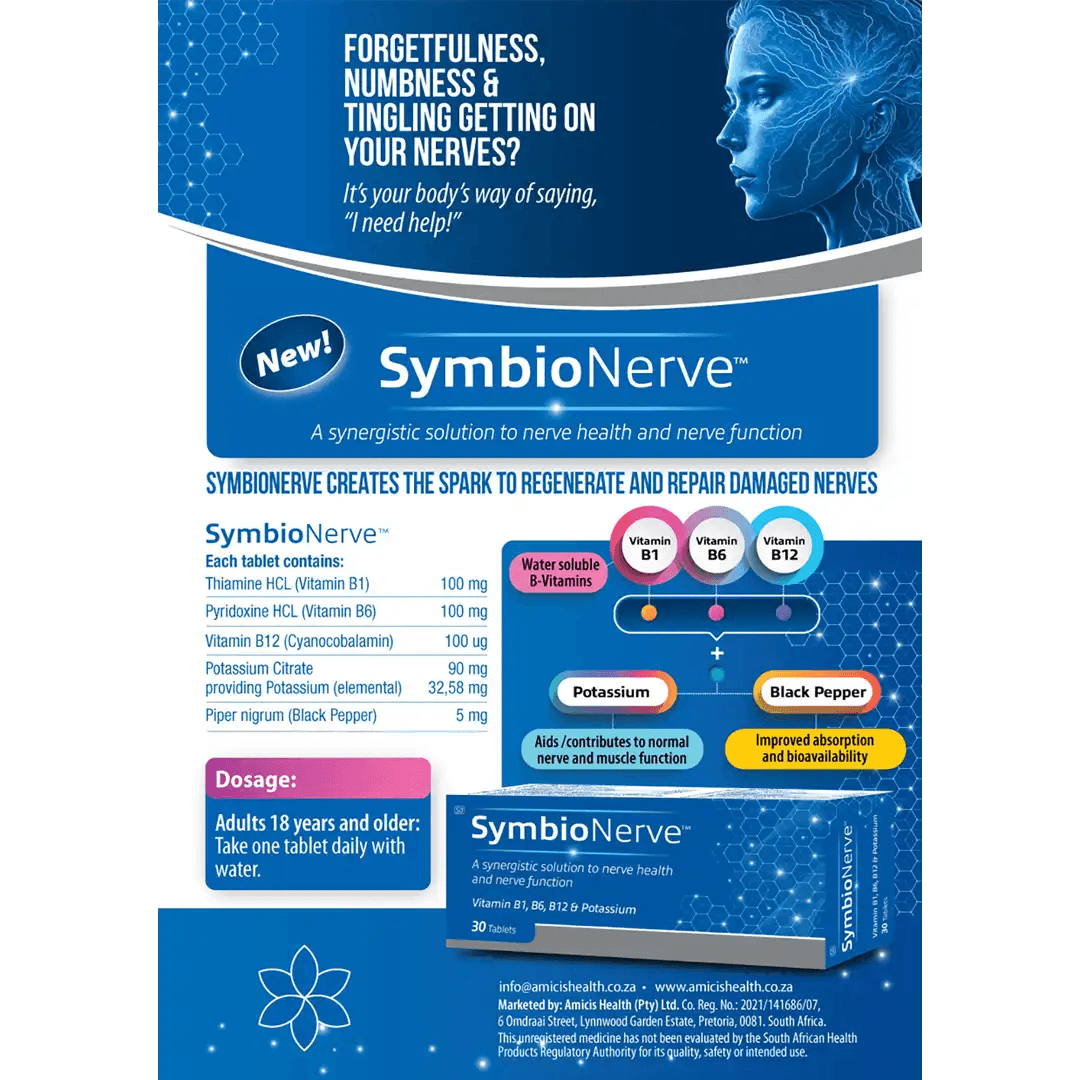 SymbioNerve Tablets, 30's - Vaids PharmacySymbioNerve Tablets, 30'sSymbioNerveVaids Pharmacy271492