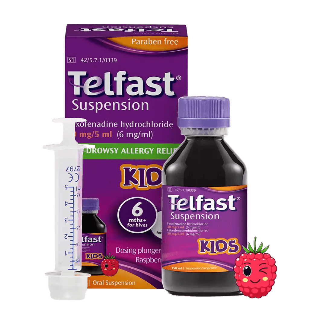Telfast Suspension, 150ml - Vaids PharmacyTelfast Suspension, 150mlSanofiVaids Pharmacy133656