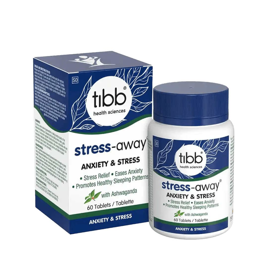 Tibb Stress - Away Tablets, 60's - Vaids PharmacyTibb Stress - Away Tablets, 60'sTibbVaids Pharmacy898449006