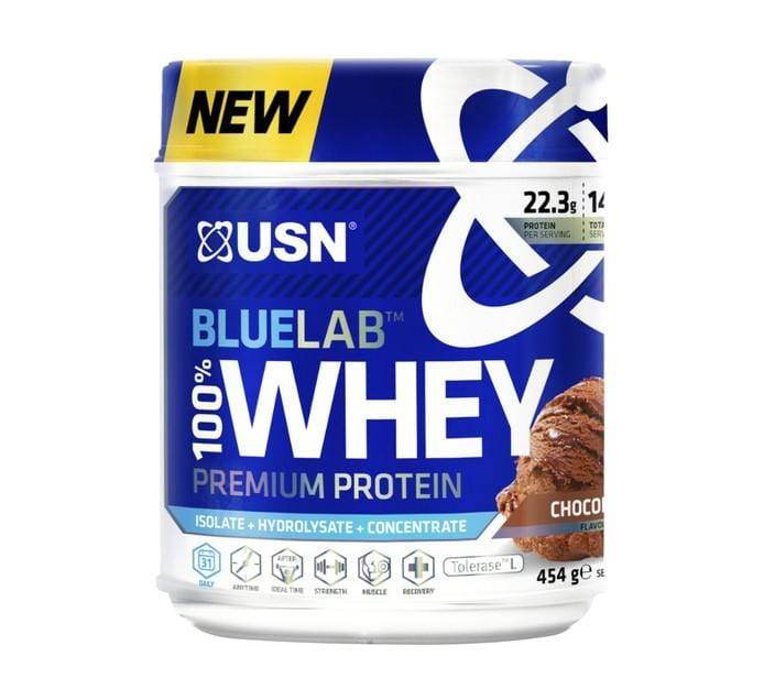 USN Blue Lab 100% Whey Premium Protein 454g, Assorted - Vaids PharmacyUSN Blue Lab 100% Whey Premium Protein 454g, AssortedUSNVaids Pharmacy216586