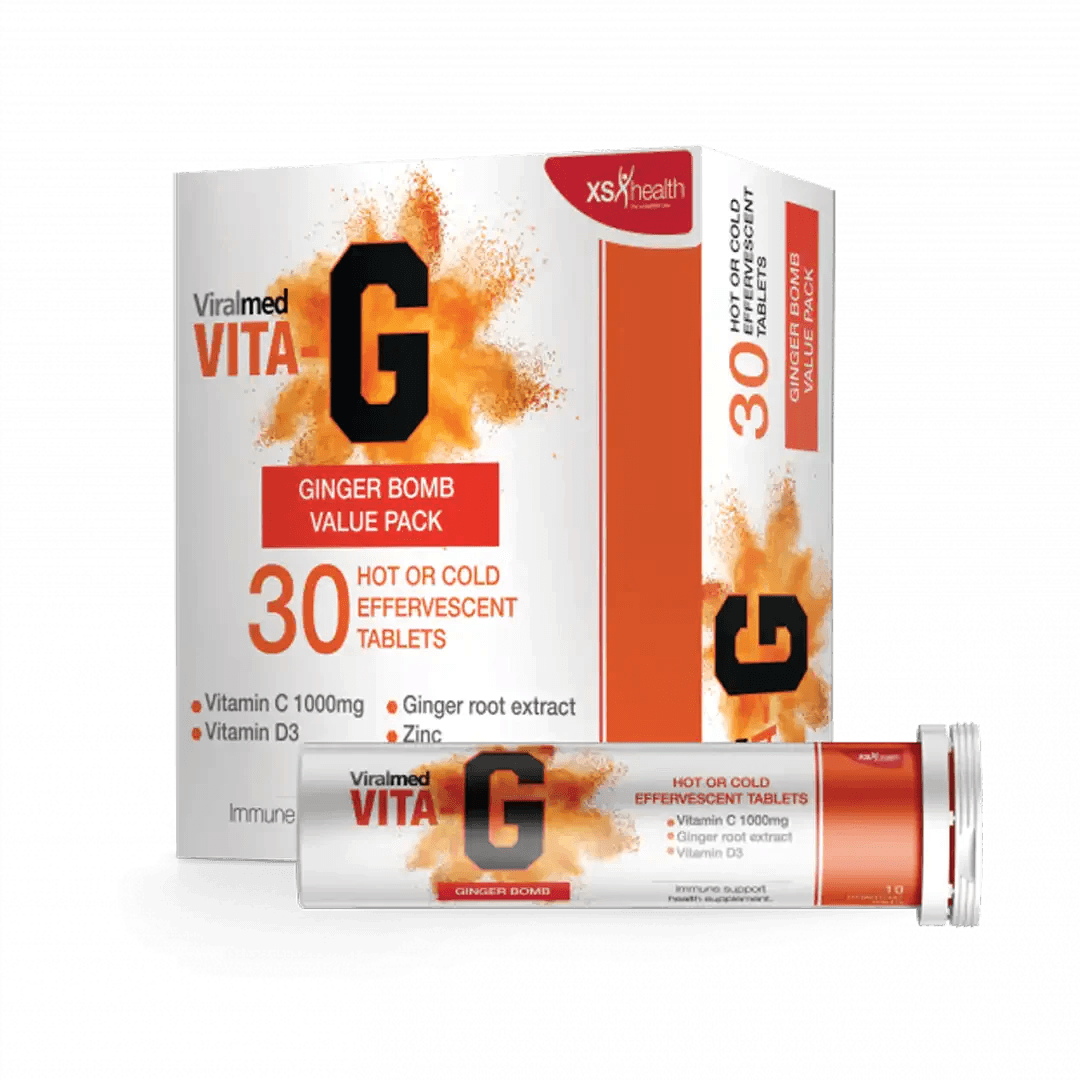 Viralmed Vita G Effervescent Tablets, 30's - Vaids PharmacyViralmed Vita G Effervescent Tablets, 30'sViralmed