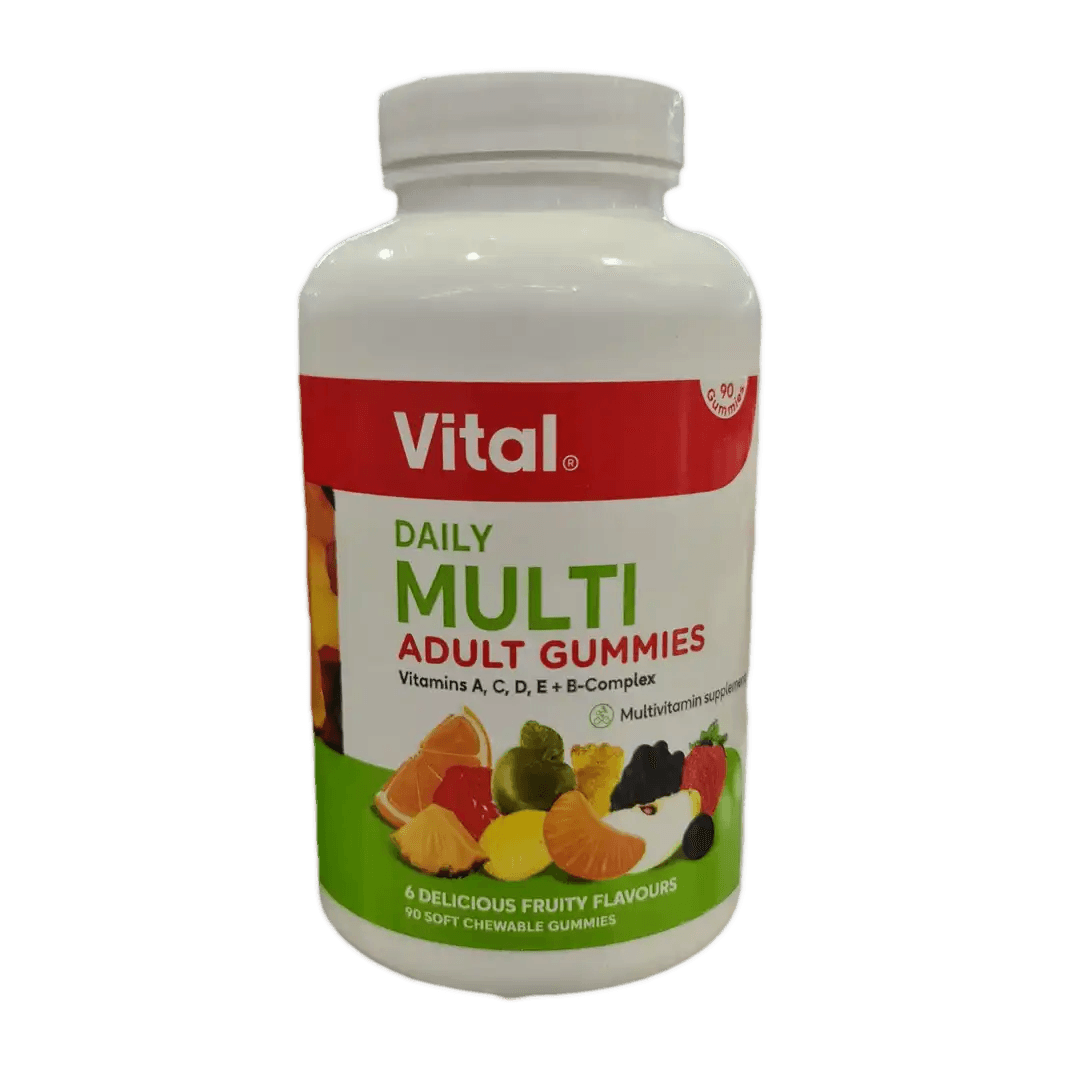Vital Adult Gummies Daily Multi Vitamins, 90s - Vaids PharmacyVital Adult Gummies Daily Multi Vitamins, 90sVital