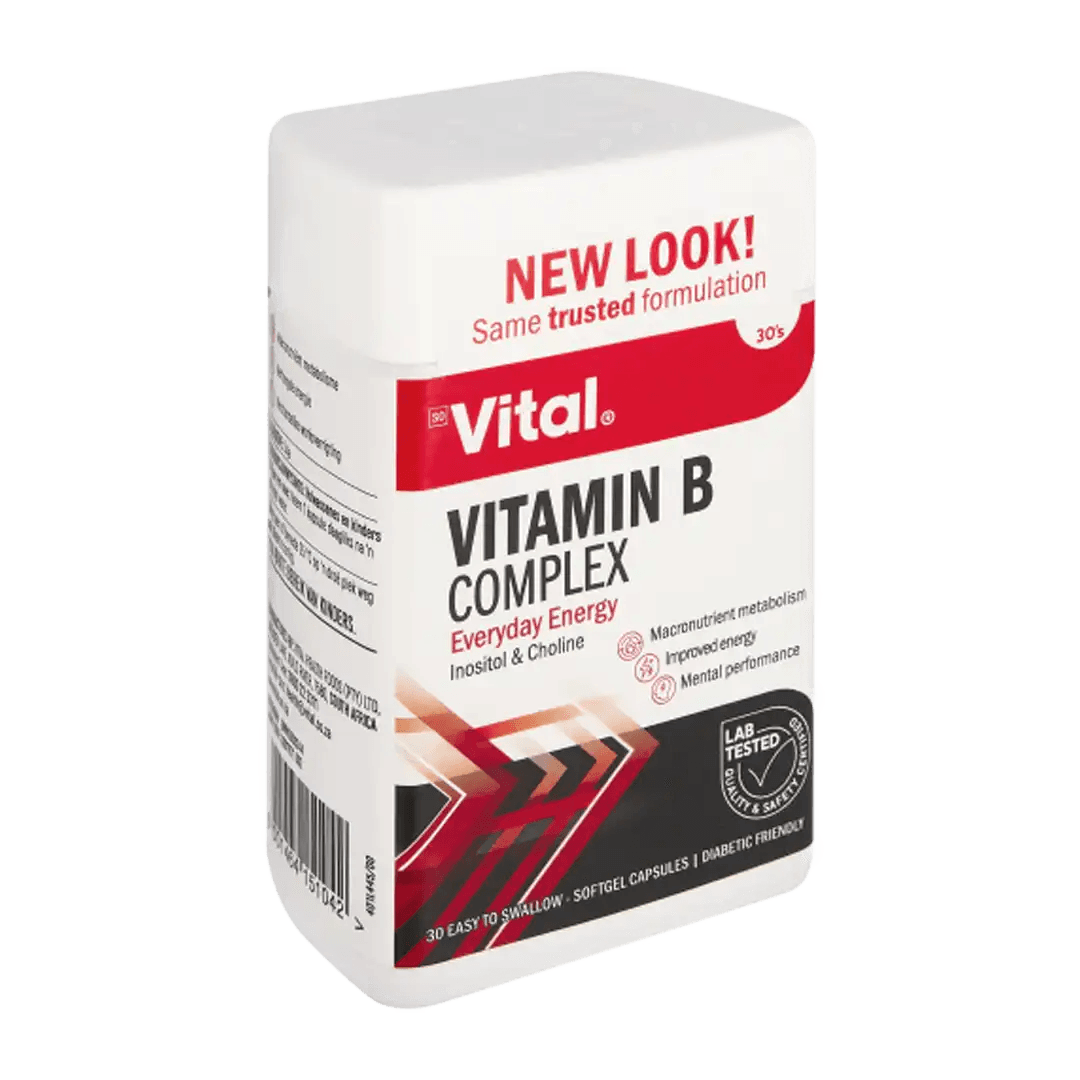 Vital Vitamin B Complex Daily Pack Tablets, 30's - Vaids PharmacyVital Vitamin B Complex Daily Pack Tablets, 30'sVital