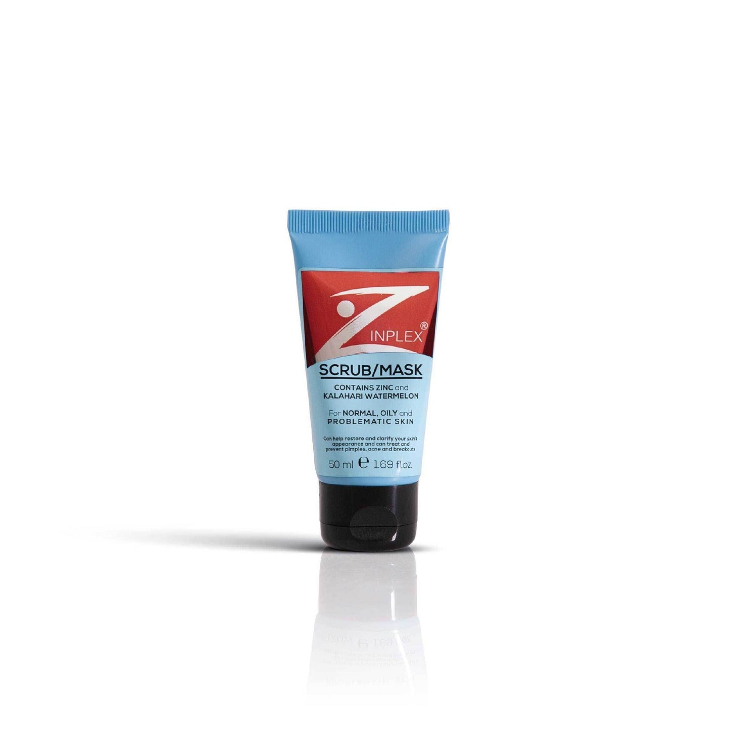 Zinplex Exfoliating Scrub & Mask 2 - in - 1, 50ml - Vaids PharmacyZinplex Exfoliating Scrub & Mask 2 - in - 1, 50mlZinplex