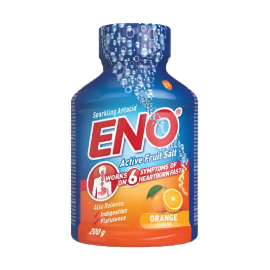 ENO Active Fruit Salts Orange, 200g - Vaids Pharmacy