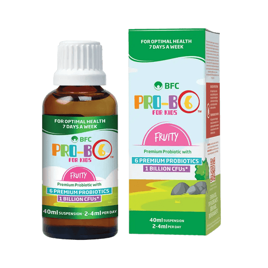 BFC Premium Pro-B6 For Kids Fruity Shake Suspension, 40ml - Vaids Pharmacy