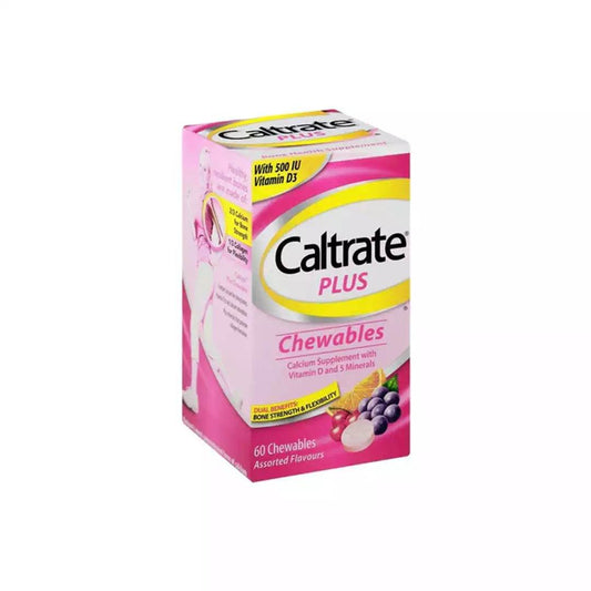 Caltrate Plus 500Iu Chews, 60's - Vaids Pharmacy