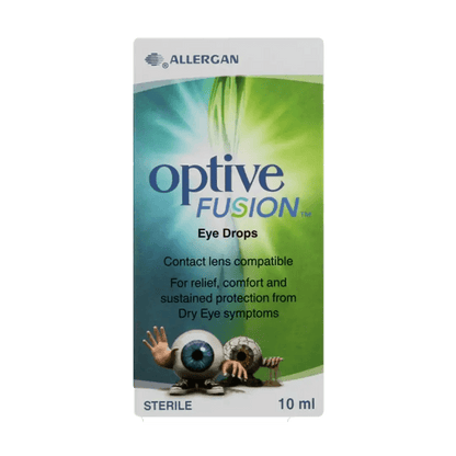 Allergan Optive Fusion Eye Drops, 10ml - Vaids Pharmacy