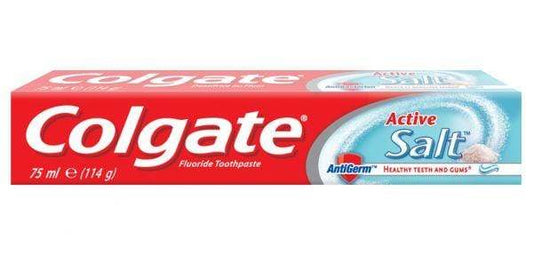 Colgate Active Salt Fluoride Toothpaste, 75ml - Vaids Pharmacy