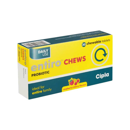 Entiro Probiotic Chew Tablets, 30's - Vaids Pharmacy