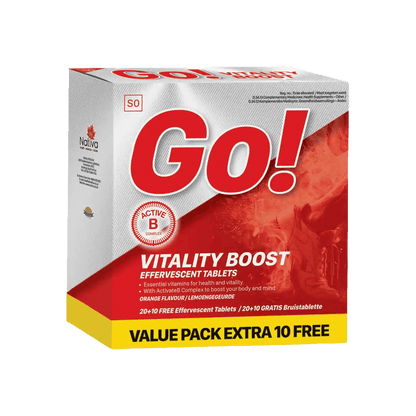 Nativa Go! Vitality Boost Effervescent Tablets, 30's - Vaids Pharmacy