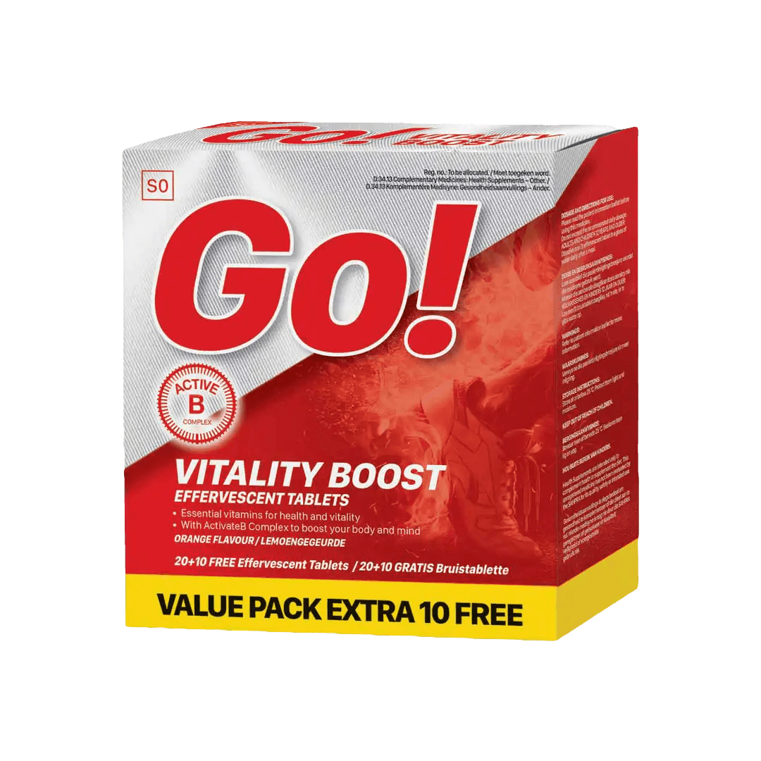 Nativa Go! Vitality Boost Effervescent Tablets, 30's - Vaids Pharmacy