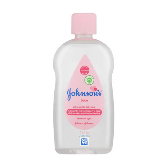 Johnson's Baby Oil, 125ml - Vaids Pharmacy
