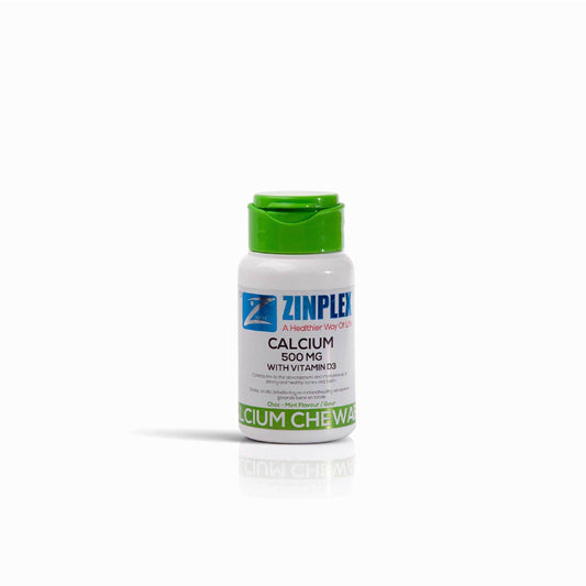 Zinplex Calcium Chewable Tabs, 30's - Vaids Pharmacy