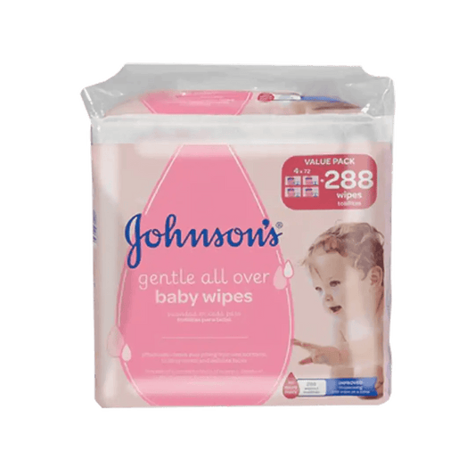 Johnson's Gentle All Over Baby Wipes, 288's - Vaids Pharmacy