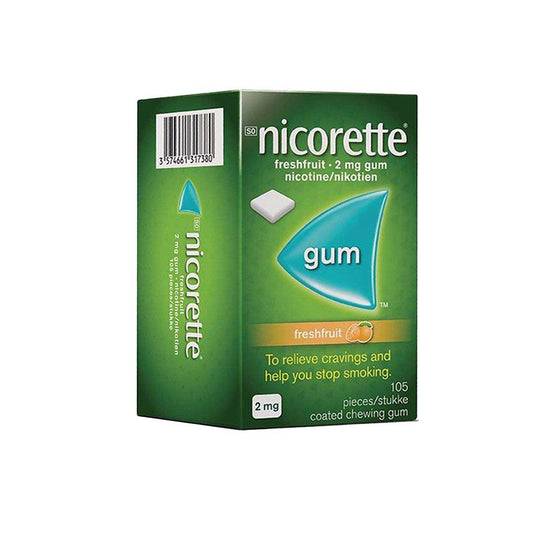 Nicorette 2mg Coated Gum Assorted, 105's - Vaids Pharmacy