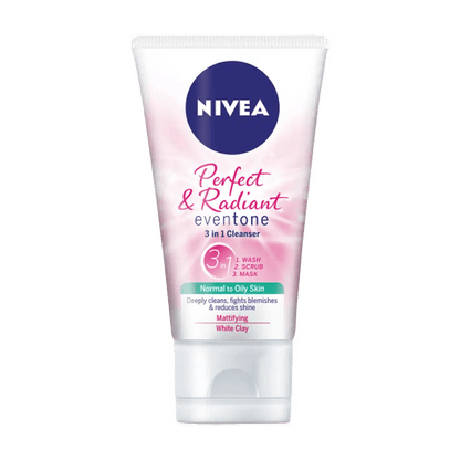 Nivea Perfect and Radiant 3 in 1 Cleanser, 50ml - Vaids Pharmacy