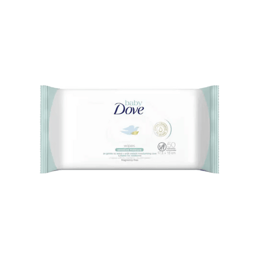 Dove Baby Wipes Sensitive Moisture, 50's - Vaids Pharmacy