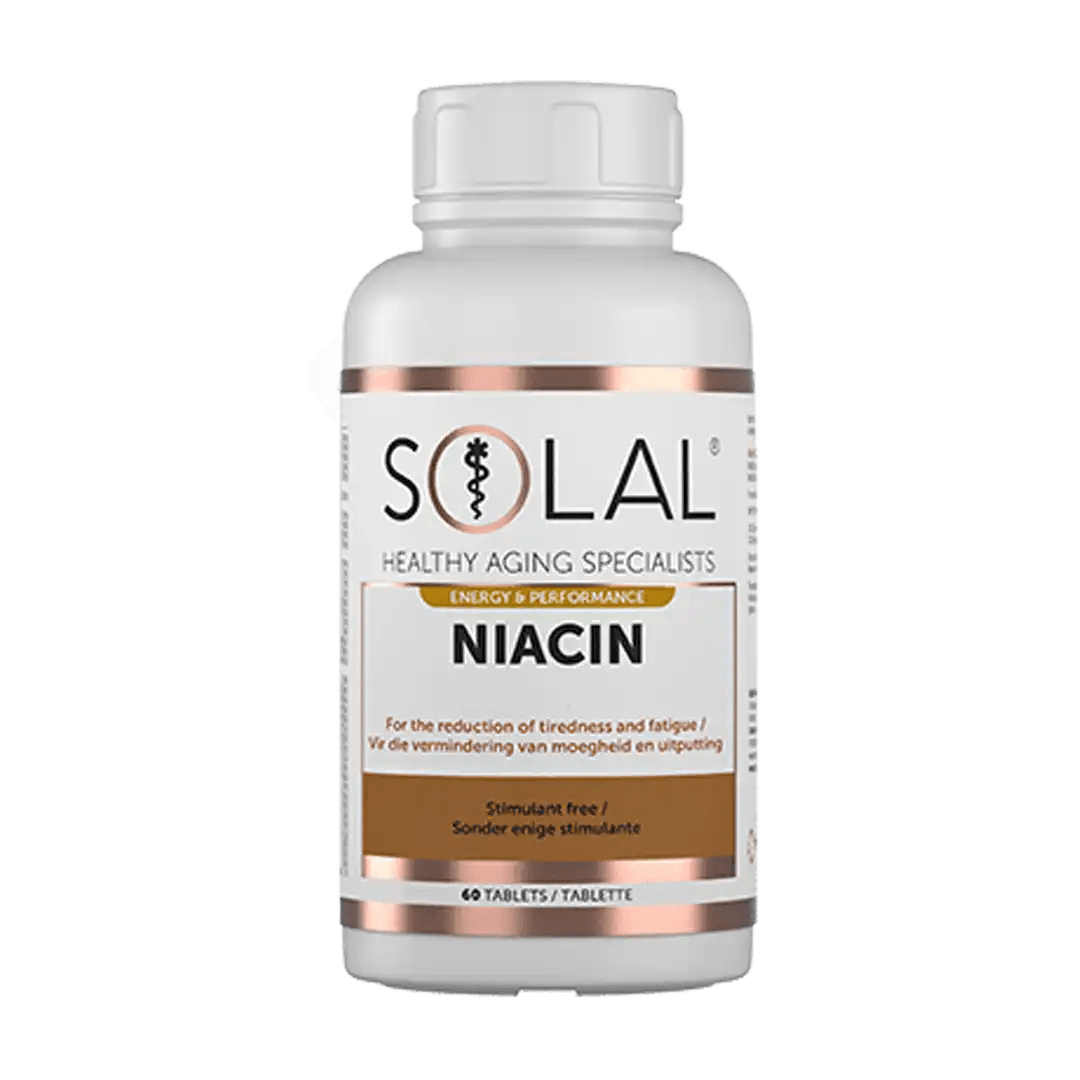 Solal Niacin 35mg Tablets, 60's - Vaids Pharmacy