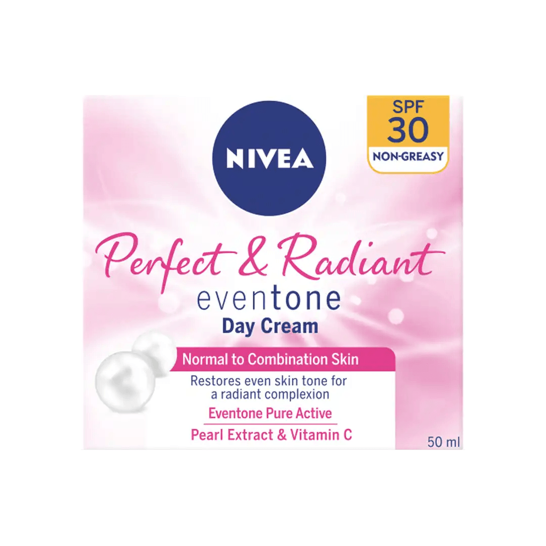 Nivea Perfect and Radiant Day Cream SPF30, 50ml - Vaids Pharmacy