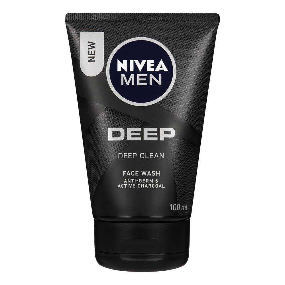 Nivea for Men Deep Clean Face Wash, 100ml - Vaids Pharmacy