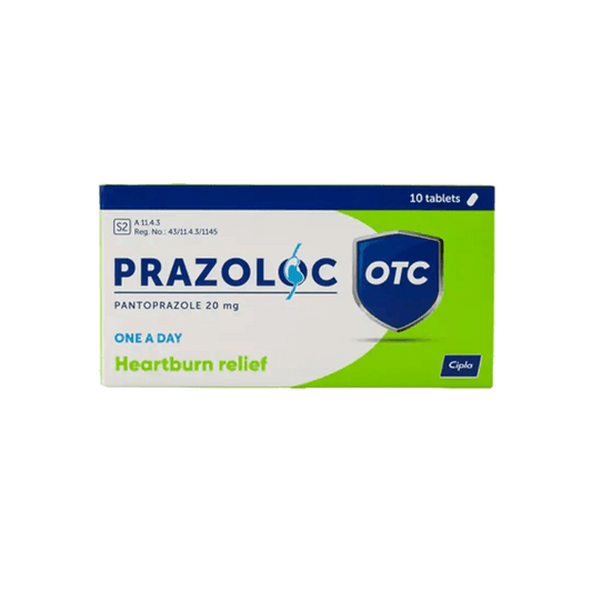 Prazoloc OTC 20mg Tablets, 10's  - Vaids Pharmacy