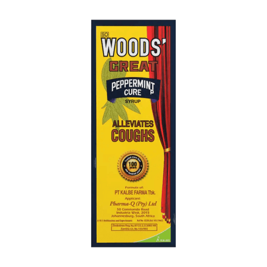 Woods' Peppermint Cure Cough Mixture, 50ml - Vaids Pharmacy