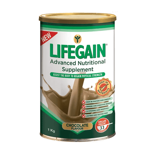 Lifegain Advanced Nutritional Support Chocolate, 1kg - Vaids Pharmacy