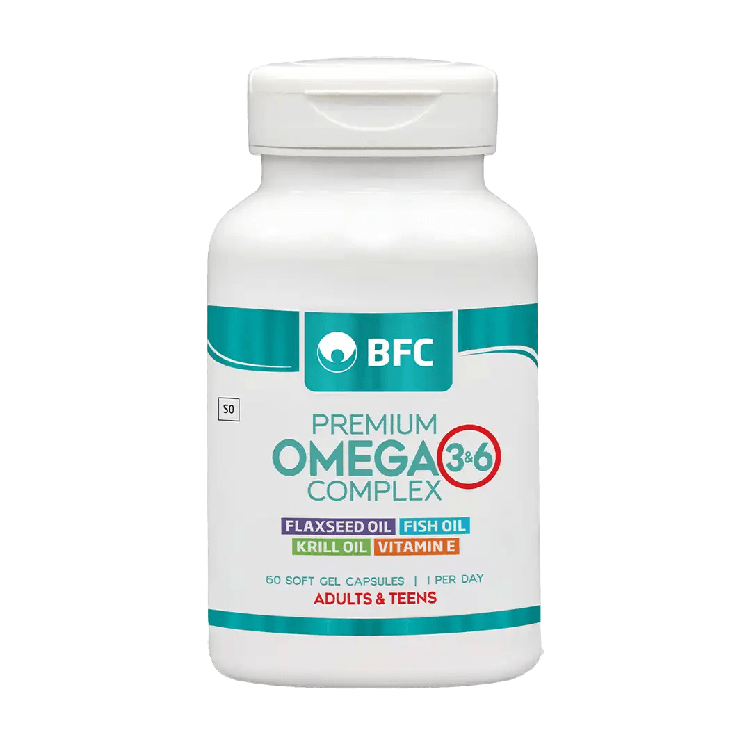BFC Premium Omega 3 and 6 Capssules, 60's        - Vaids Pharmacy