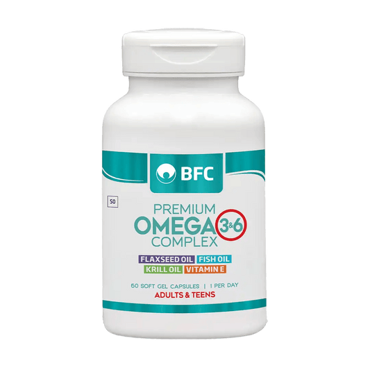 BFC Premium Omega 3 and 6 Capssules, 60's        - Vaids Pharmacy