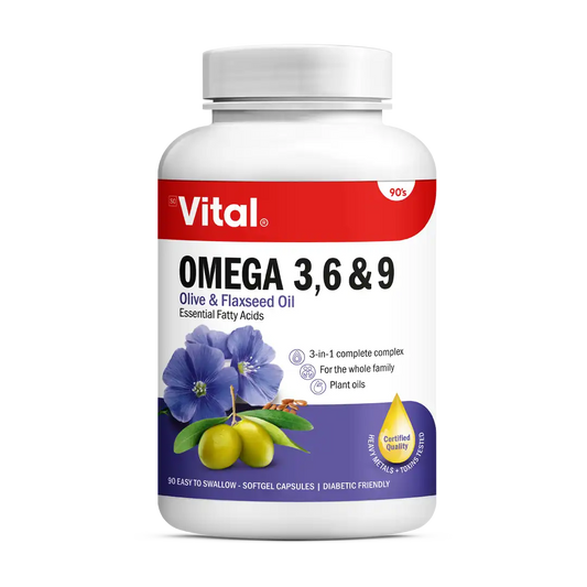 Vital Omega 3, 6 & 9 Family Pack Capsules, 90's