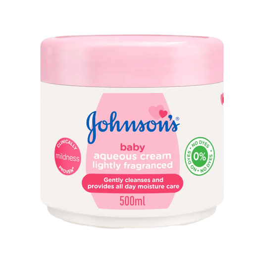 Johnson's Baby Aqueous Cream Lightly Fragranced, 500ml - Vaids Pharmacy