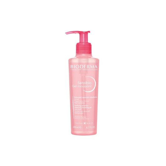 Bioderma Sensibio Gel Moussant Pump Bottle, 200ml - Vaids Pharmacy
