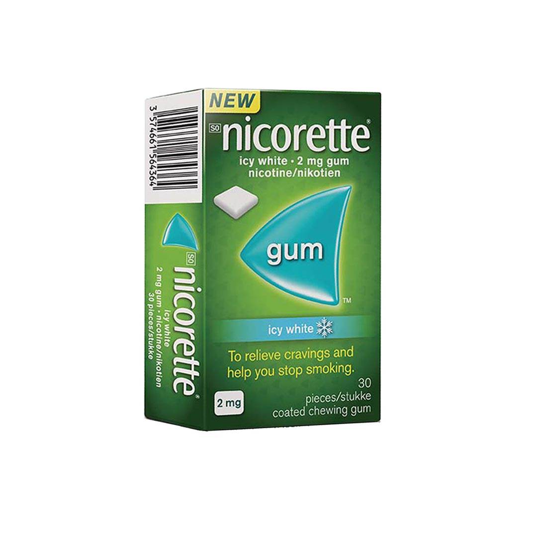 Nicorette Gum 2mg Assorted, 30's - Vaids Pharmacy