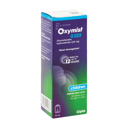 Oxymist Child 0.025mg/ml Nasal Spray, 10ml - Vaids Pharmacy