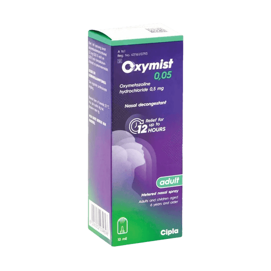 Oxymist Adult 0.05mg/ml Nasal Spray, 10ml - Vaids Pharmacy