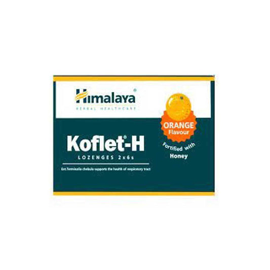 Himalaya Koflet H Lozenges Orange, 12's - Vaids Pharmacy
