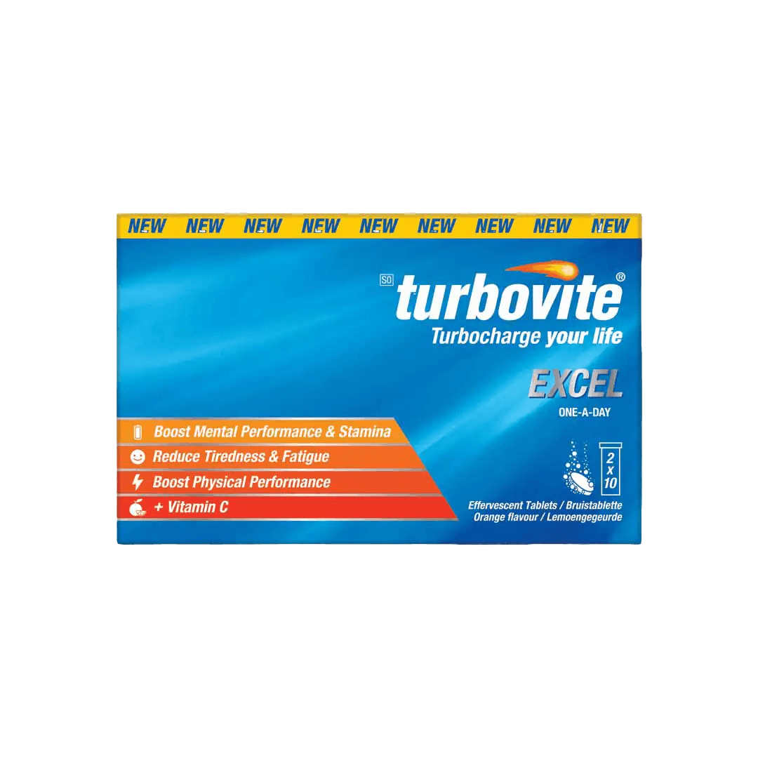 Turbovite Excel Effervescent Tablets, 20's - Vaids Pharmacy